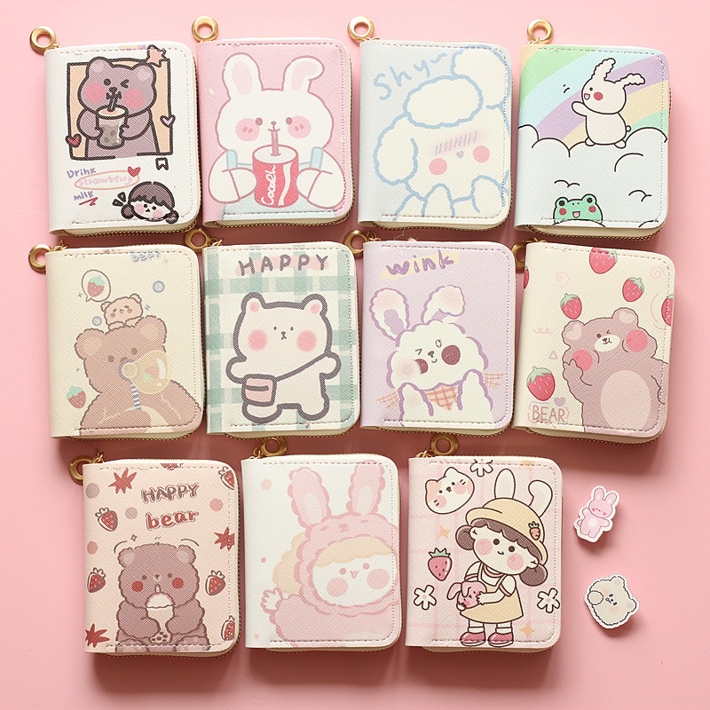 Ví mini nhiều ngăn mẫu cute