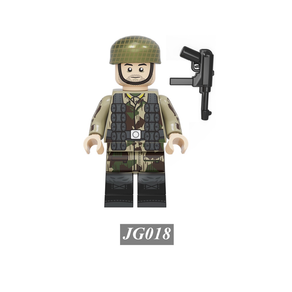Minifigures Lính Đặc Nhiệm Đức Quốc Xã Trong Thế Chiến II JG018 JG019 JG020 JG021 - Đồ Chơi Lắp Ráp Army