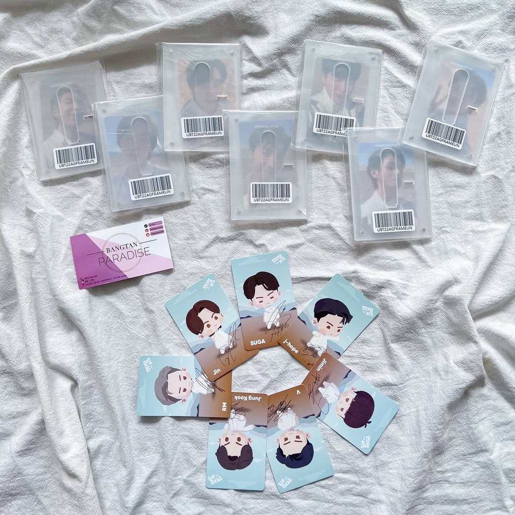 Quà album Proof BTS card chibi