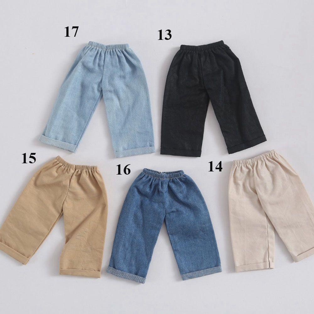 Bộ Áo Thun Cầu Vồng + Quần Short Jean Xinh Xắn Cho Búp Bê Tỉ Lệ 1/6 30cm