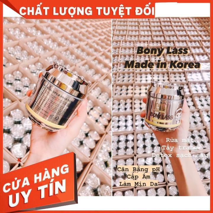 Mặt nạ thải độc sủi bọt Bony Lass làm sạch sâu 5 trong 1