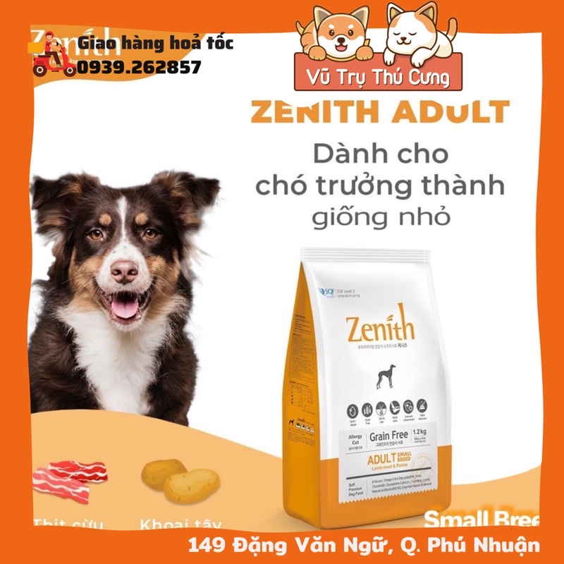 Hạt mềm Zenith Adult dành cho chó lớn, bịch 3KG