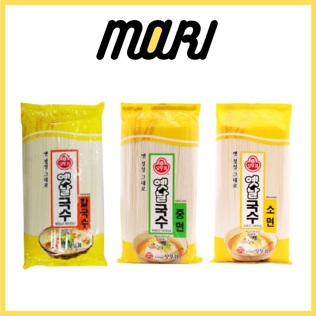 Mì Ottogi sợi nhỏ, trung, lớn 900g