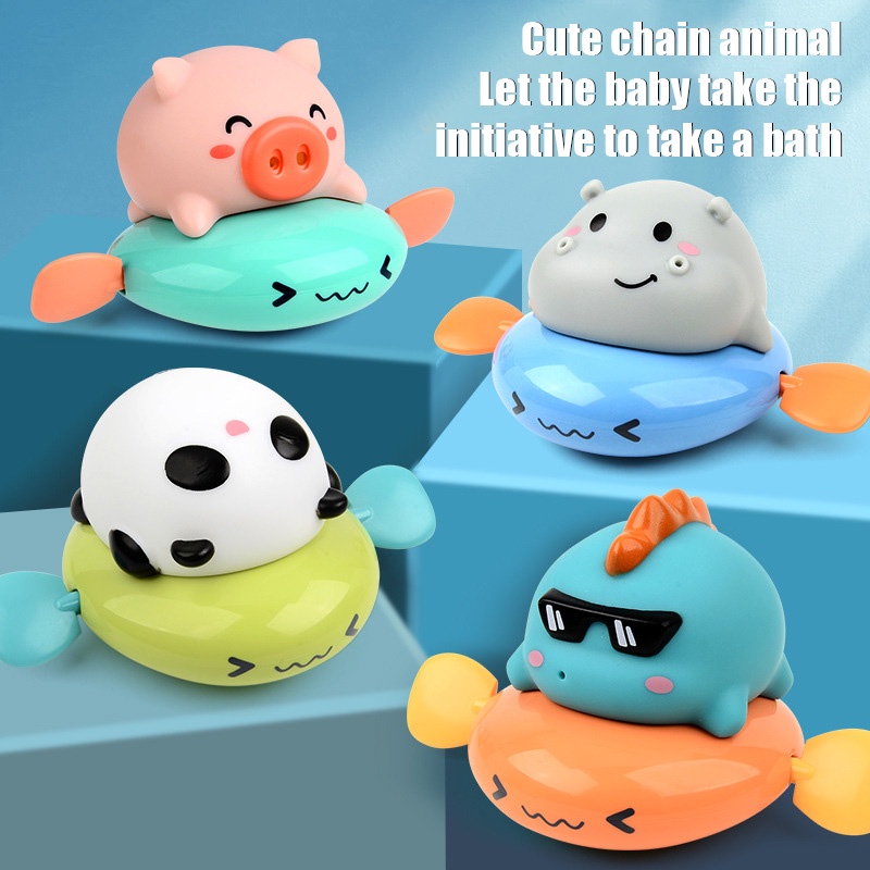 Đồ chơi SEA SUN TOYS kiểu động vật hoạt hình sử dụng dây cót dễ thương cho trẻ khi tắm