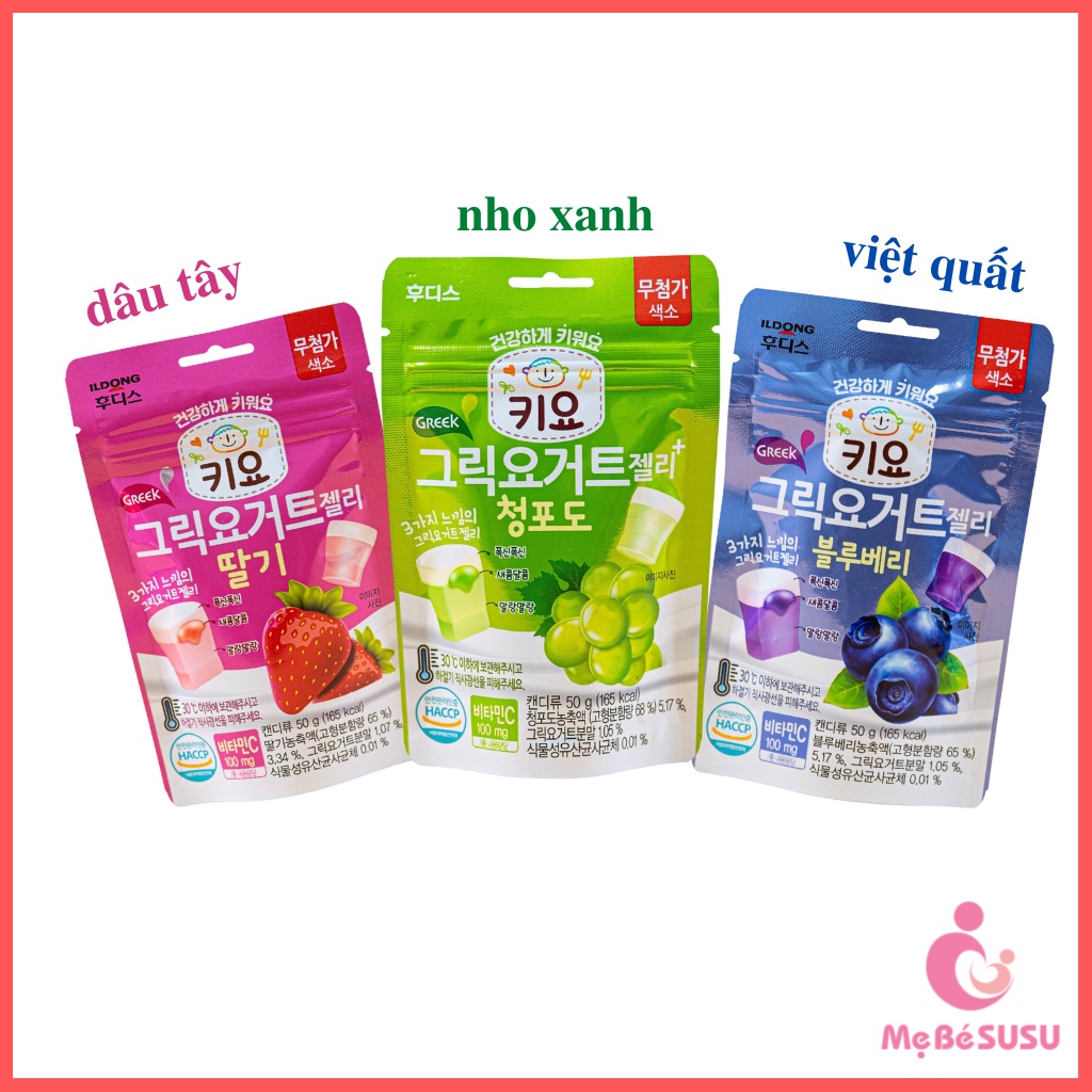 ILDONG - Kẹo sữa chua dẻo Hy Lạp chính hãng Hàn Quốc
