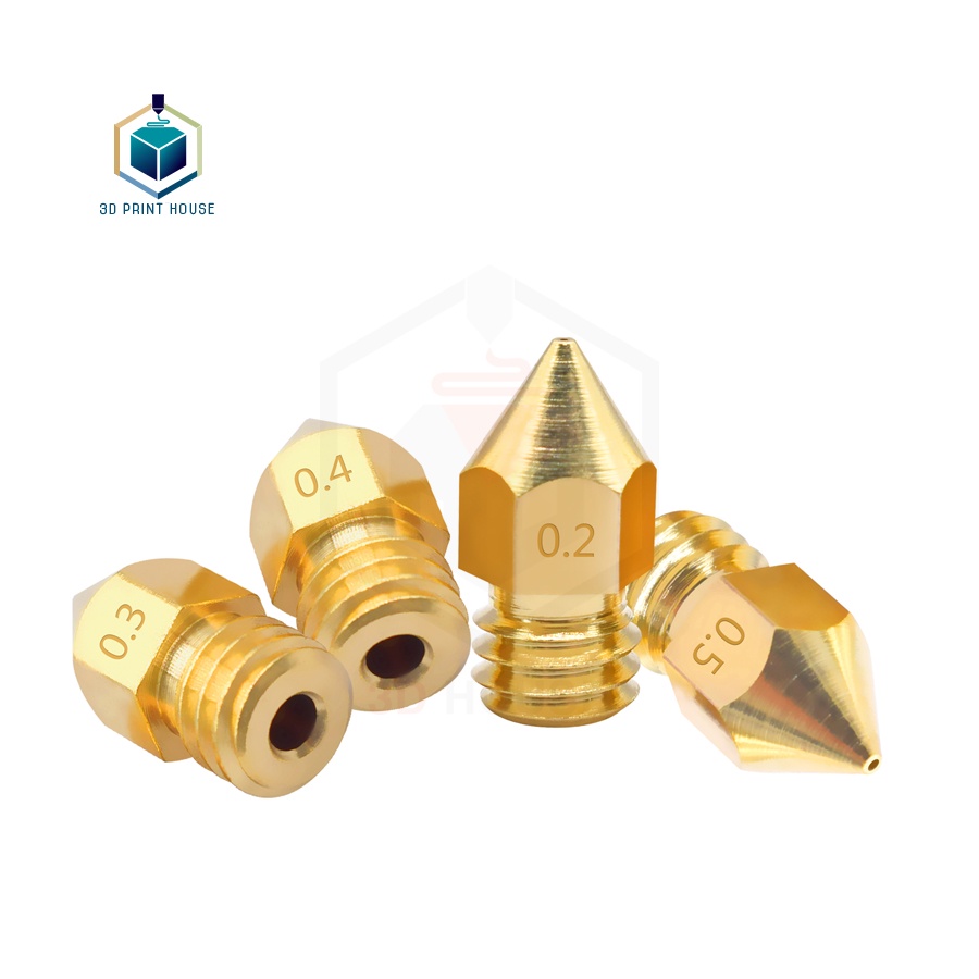 Đầu In Nozzle MK8 0.2 - 1.0mm cho Máy in 3D