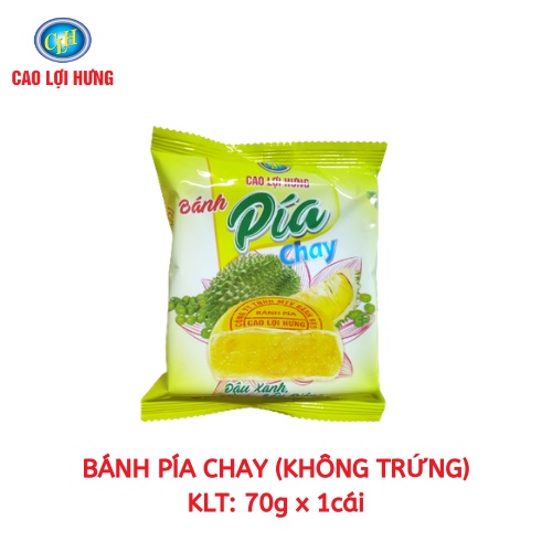 [1 CÁI ] BÁNH PÍA CHAY (KHÔNG TRỨNG) - BÁNH PÍA SÓC TRĂNG 70G