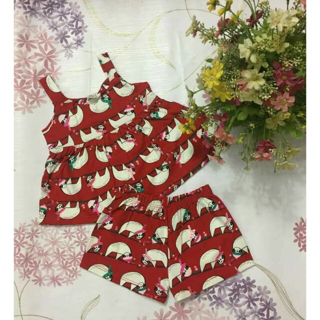 Bộ áo 2 dây bé gái