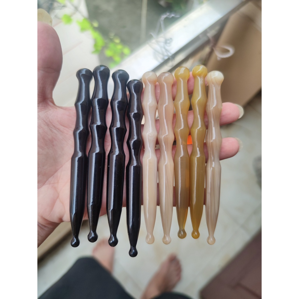 CÂY DAY ẤN HUYỆT/MASSAGE HÌNH ĐỐT TRÚC BẰNG NGỌN SỪNG TRÂU