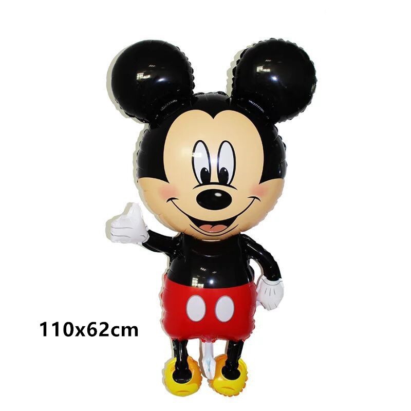 Bong bóng hình chuột Mickey/Minnie 110*68cm trang trí tiệc cưới sinh nhật cho bé