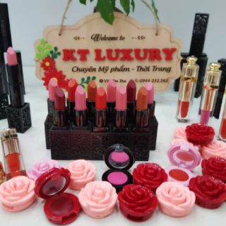 Combo Son hoa hồng tươi handmade