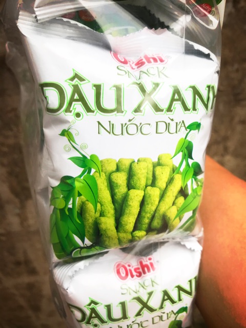Bịch 20 Gói Bimbim Oishi Đậu Xanh Nước Cốt Dừa