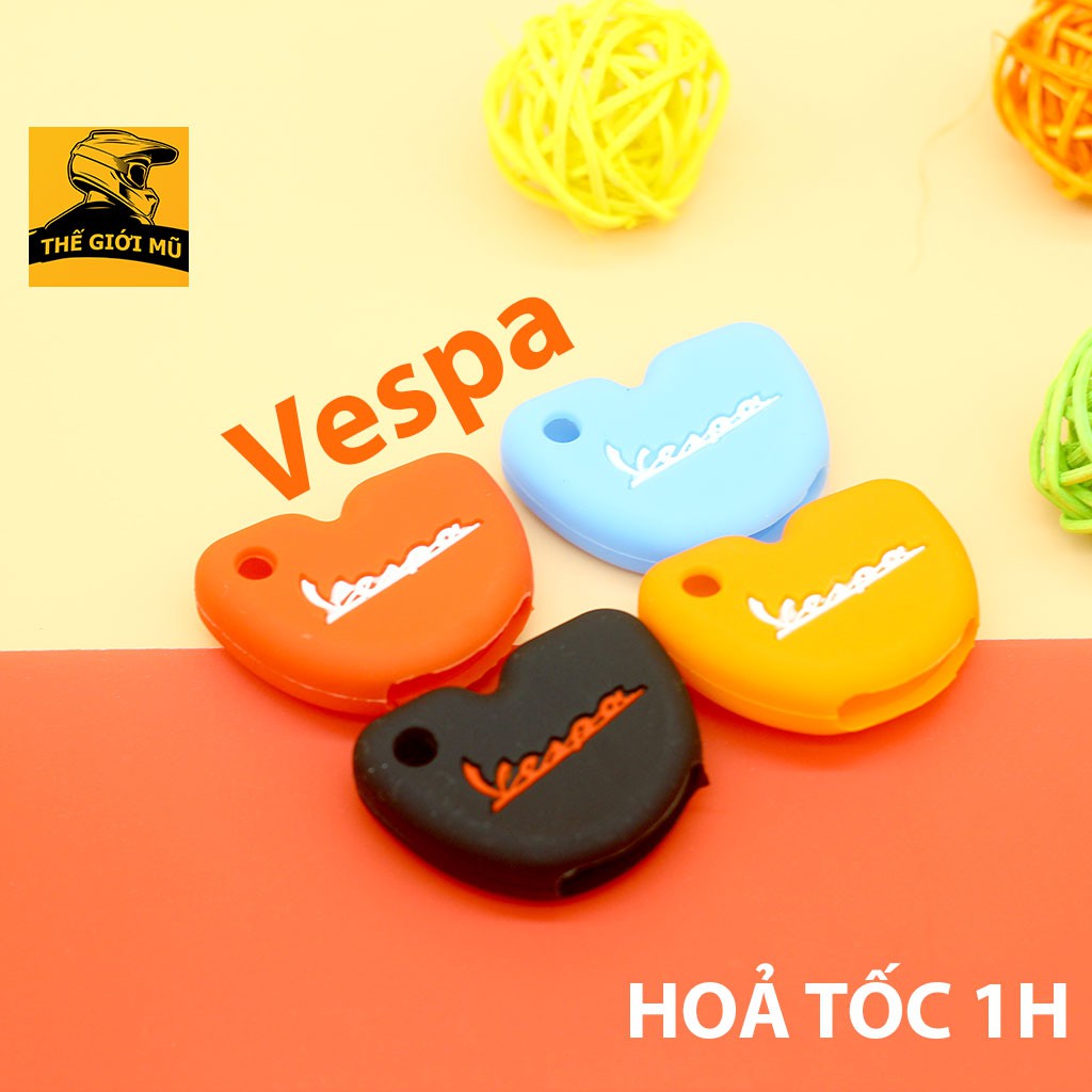 Bọc chìa khoá Vespa nhiều màu chất liệu Silicon