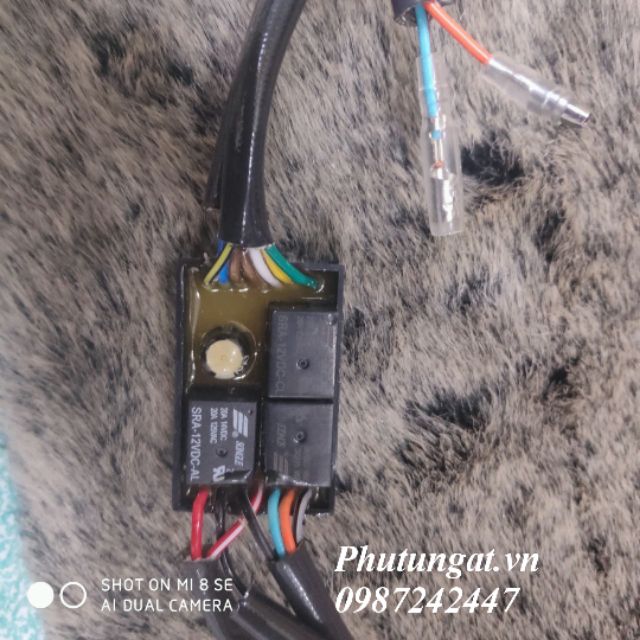 Mạch Tắt Máy Tạm thời và tắt mở đèn dùng nút đề Zin cho Winner X