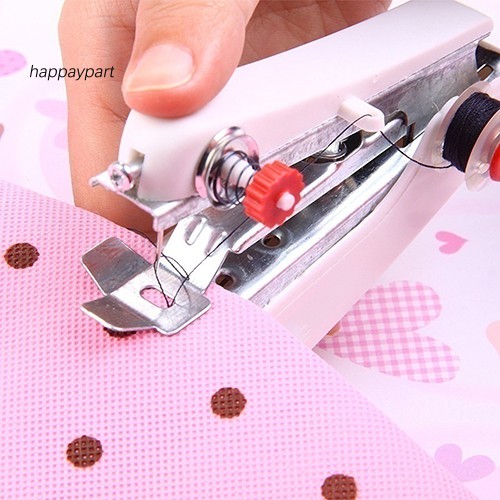 ✾FRJ✾Portable Mini Hand-Held Needlework Cordless Clothes Fabrics Sewing Machine