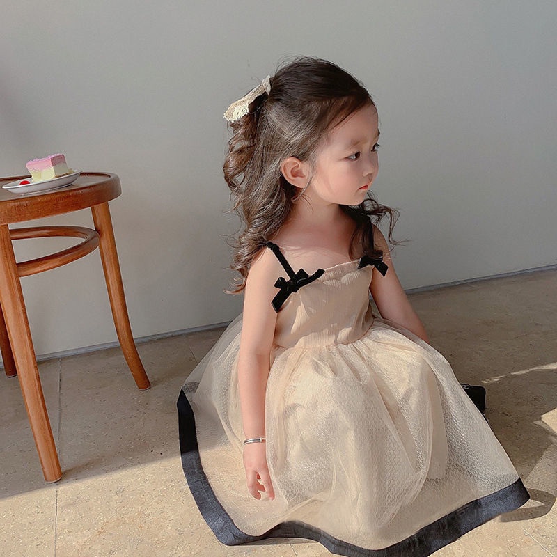 Đầm Yếm Công Chúa Thời Trang Mùa Hè Hàn Quốc Cho Bé Gái