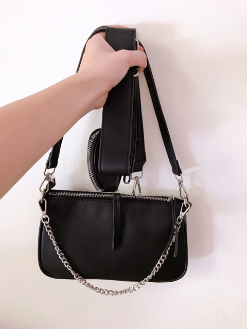 Túi kẹp nách, đeo chéo 5 chi tiết ảnh thật cuối S041 | BigBuy360 - bigbuy360.vn