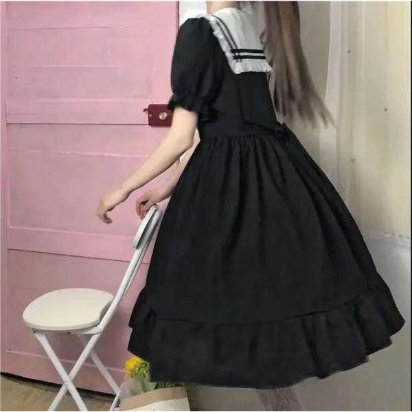 Đầm Chữ A Ngắn Tay Thời Trang Mùa Hè Hàn Quốc Ngọt Ngào Dành Cho Nữ