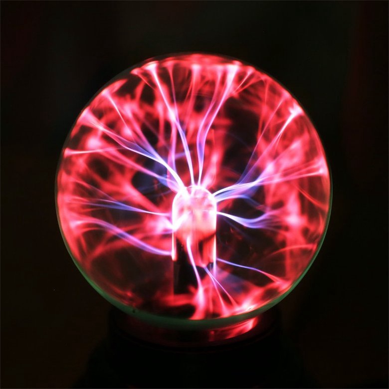 ✽❈△Đèn Bàn Quả Cầu plasma Cổng USB
