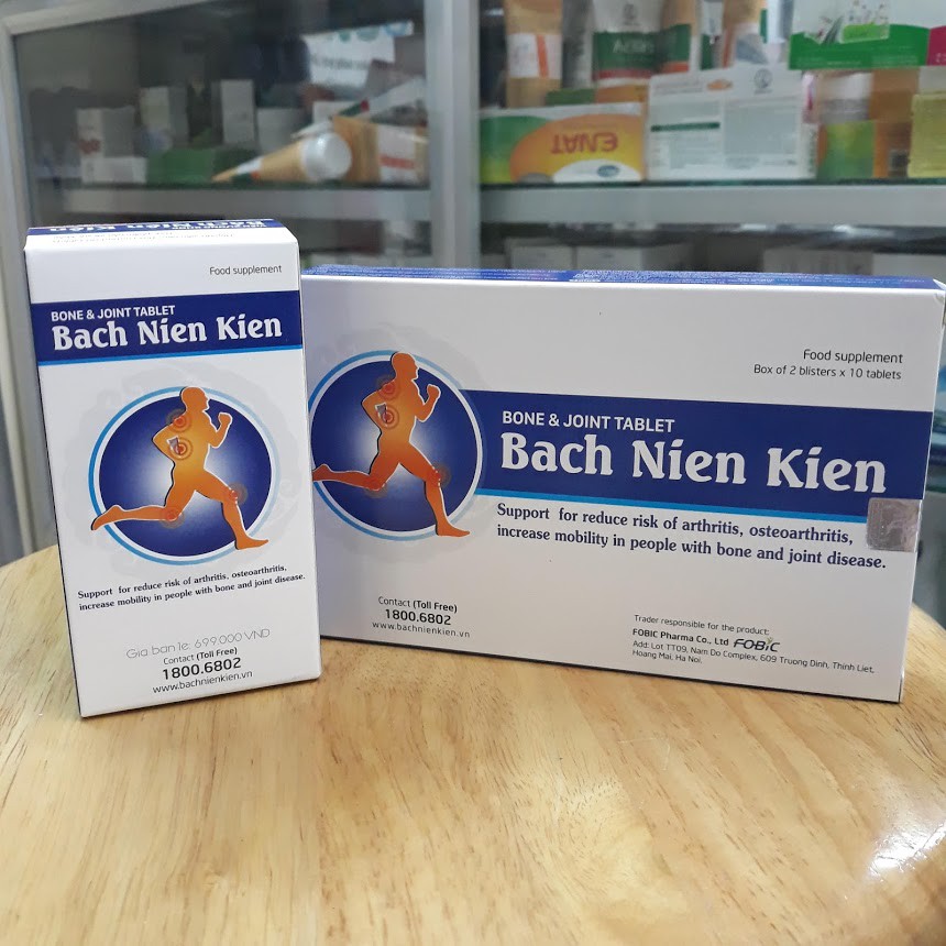 [Tích Điểm NHẬN NGAY 1 HỘP 20 VIÊN] Viên Xương Khớp Bách Niên Kiện - Giảm Viêm &amp; Đau Nhức Xương Khớp