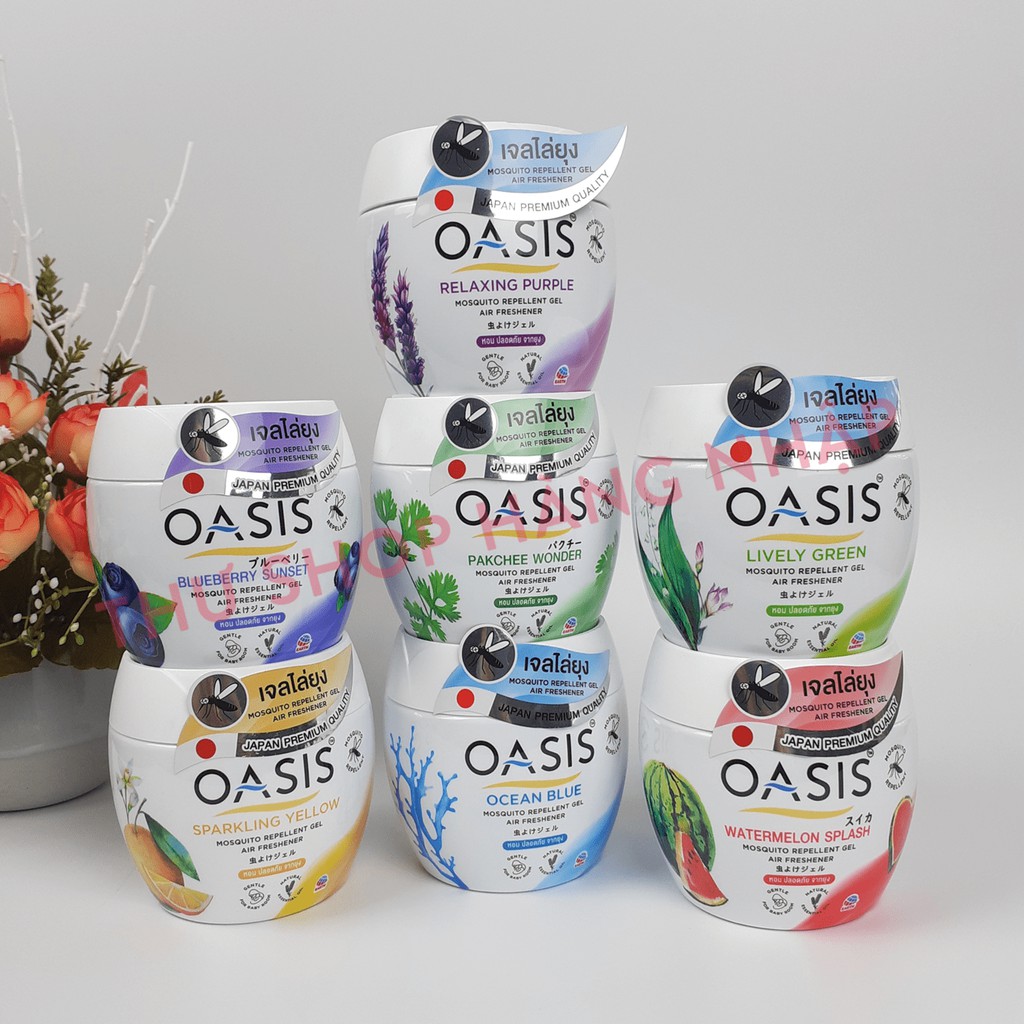 Sáp Thơm Đuổi Muỗi OASIS 180 gram SX Thái Lan