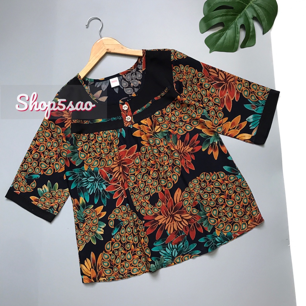 Đồ bộ trung niên, Bộ tole lanh mặc nhà SHOP5SAO chất lanh nhung, quần dài áo tay lỡ  _Link 2