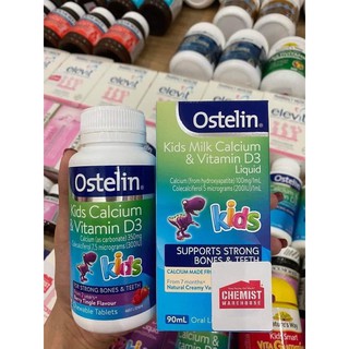 Viên Nhai Canxi & D3 Ostelin