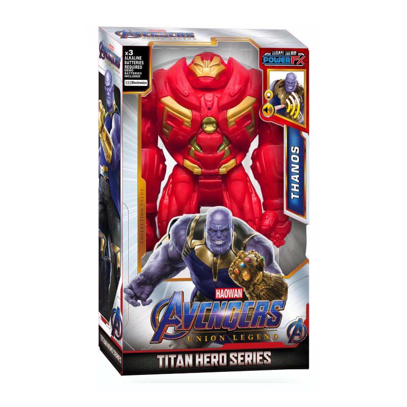 Mô Hình Nhân Vật Siêu Anh Hùng Người Nhện Thanos Captain Hulk Iron Man Venom Ronin 30cm Có Đèn Sưu Tập Quà Tặng Cho Trẻ Em