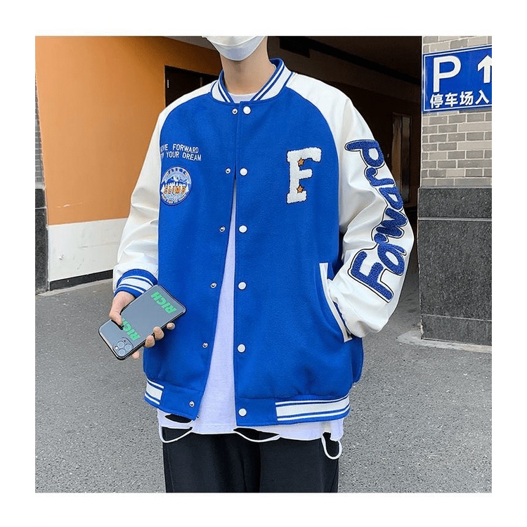 (FREE SHIP) ÁO KHOÁC BOMBER NAM NỮ  CHỮ F THỜI TRANG BOMBER BAO NGẦU CHẤT LỪ TK 2022