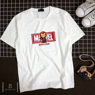 [UNISEX] ÁO THUN COTTON HOẠT HỌA IRON MAN NGƯỜI SẮT