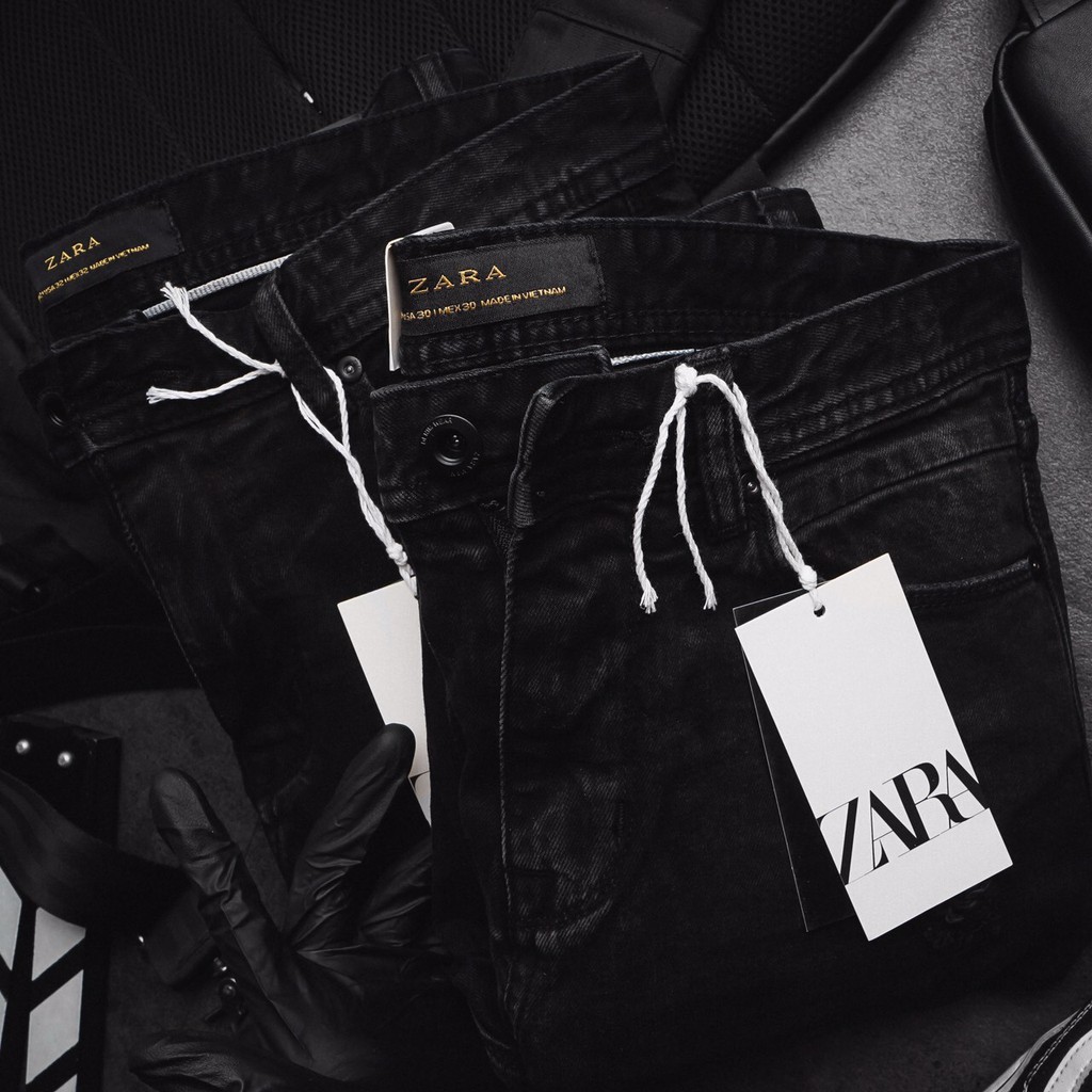 {VNXK} QUẦN JEAN NAM ZARA SKINNY ÔM - HÌNH THẬT