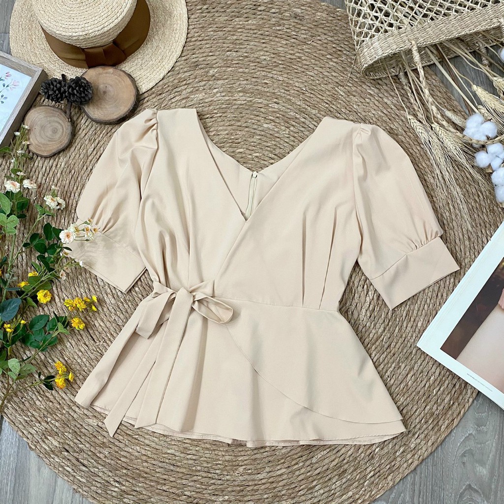 [Bigsize Áo 50 - 90kg] Áo Peplum Cột Eo Nhiều Màu Che Mọi Khuyết Điểm Cho Người Mập | BigBuy360 - bigbuy360.vn