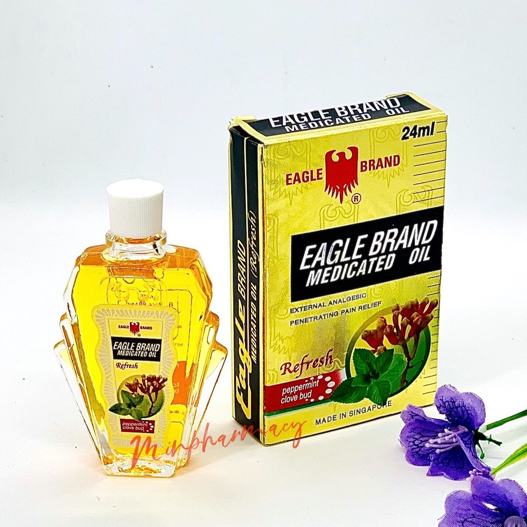 Dầu gió Con Ó EAGLE BRAND Singapore 24ml - Minpharmacy