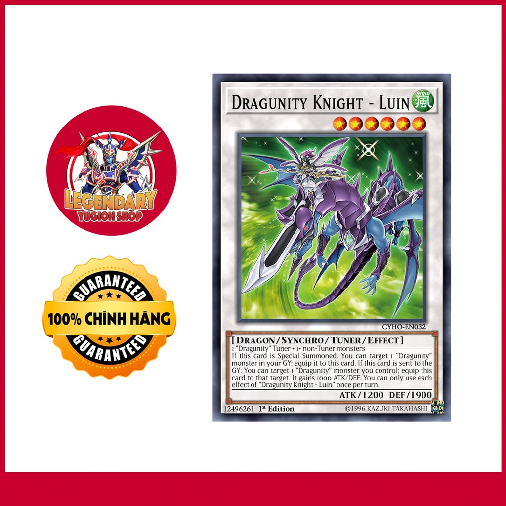 [Thẻ Bài Yugioh Chính Hãng] Dragunity Knight - Luin