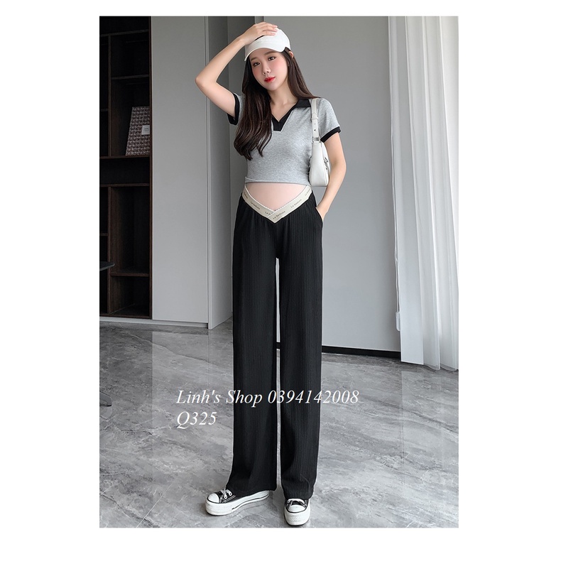 Quần Bầu Xinh Dáng Rộng Q325