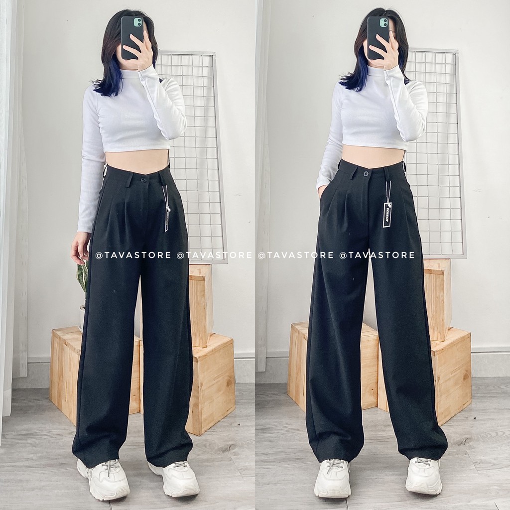 Áo croptop cổ lọ