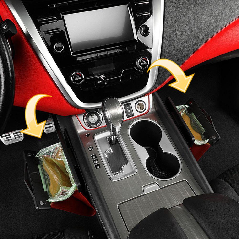 Túi Đựng Đồ Treo Khe Hở Ghế Ngồi Xe Hơi Kèm Giá Đỡ Đèn LED Tiện Dụng