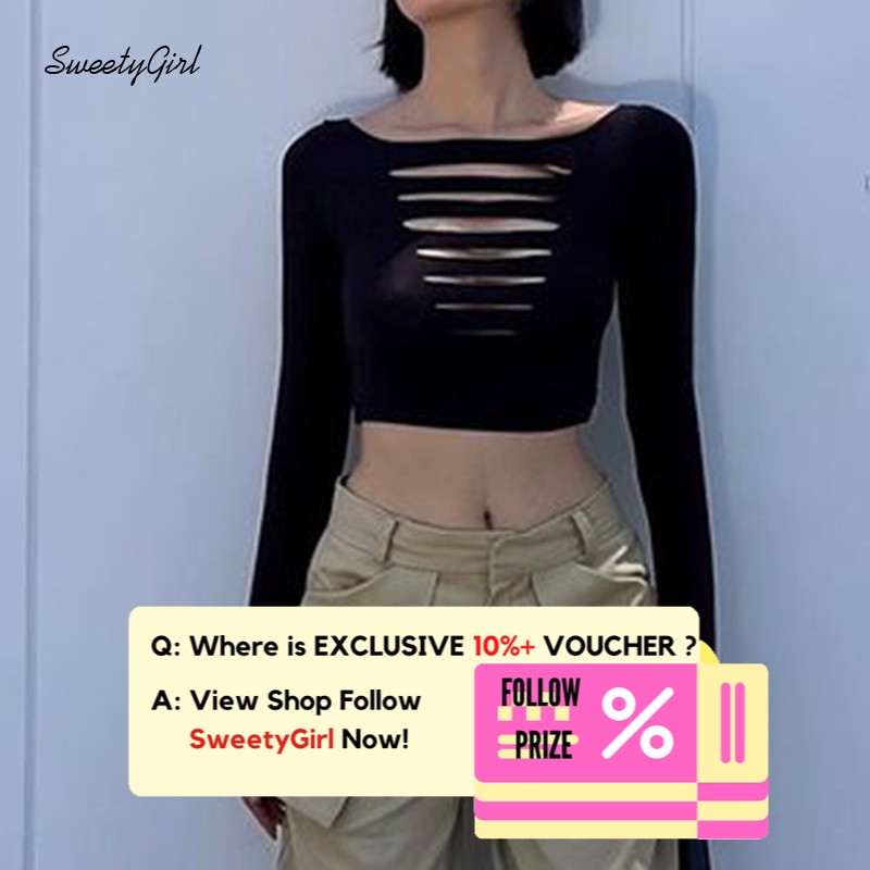 Áo Thun Tay Dài Cổ Tròn Màu Trơn Dáng Ôm Thời Trang 2022 Dành Cho Nữ