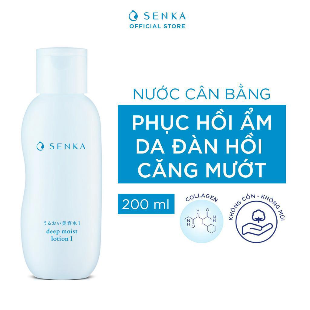 Nước Cân Bằng và Dưỡng Ẩm Chuyên Sâu Senka 200ml Deep Moist Lotion I