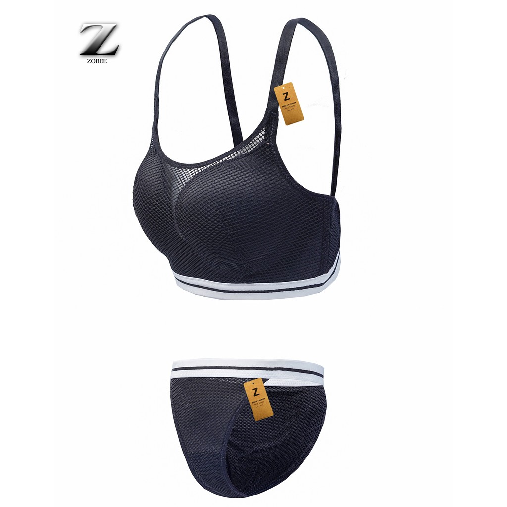 ZOBEE Bộ đồ lót nữ cotton phối lưới BL 7313 | BigBuy360 - bigbuy360.vn