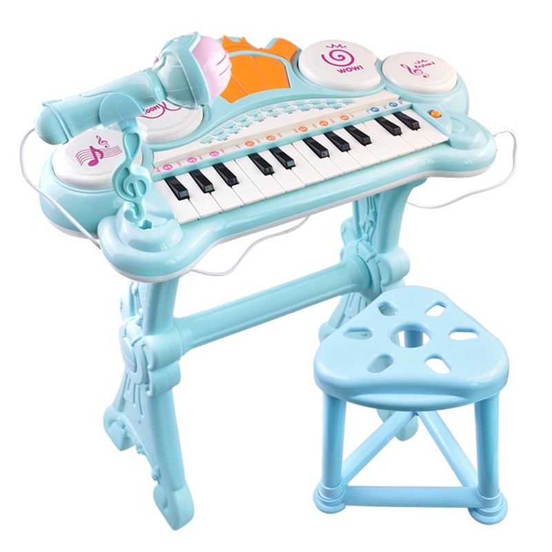 Đàn piano có ghế,micro cho bé, đàn cao 59cm