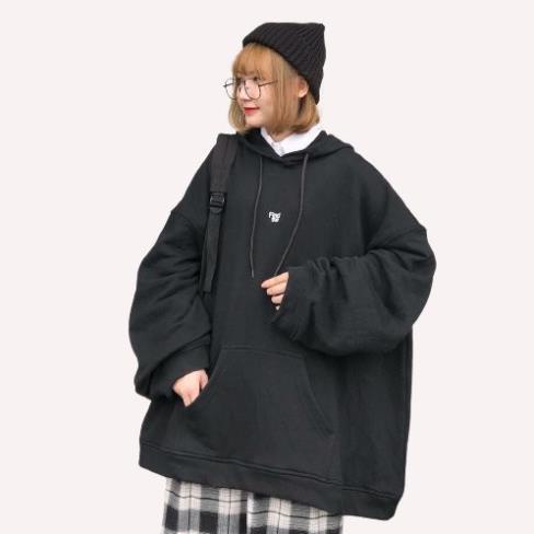 Áo Hoodie Nữ Chất Liệu Da Cá GOUS OFFICIAL Tay Dài Basic FinD The Oversize Phong Cách Cá Tính Dễ Phối Đồ - 1896 -fn2