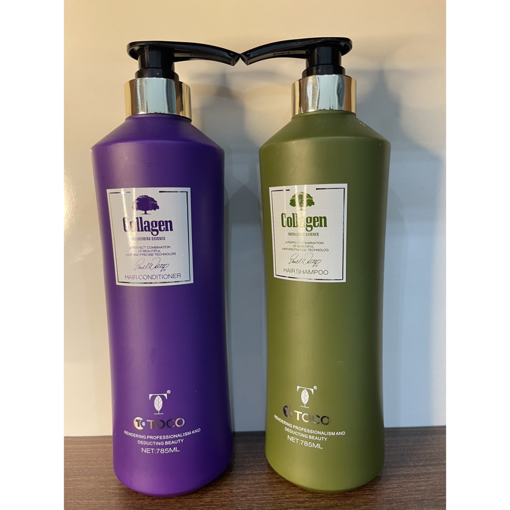 Cặp Dầu Gội  ToToCo Collagen - Phúc Hồi Tóc Hư Tổn 850ml | BigBuy360 - bigbuy360.vn