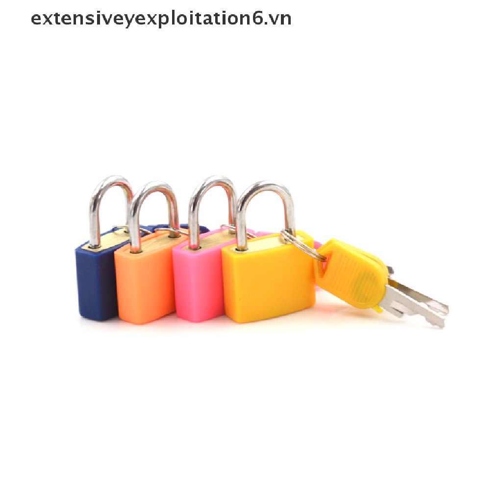 Ổ Khóa Vali Du Lịch Mini Bằng Thép E6VN / 2 Chìa Khóa