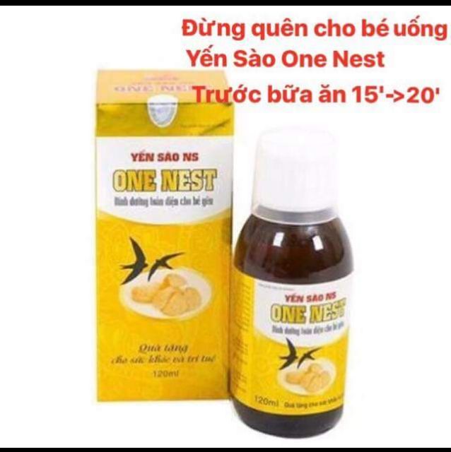 Siro cho bé biếng ăn yến sào One Nest