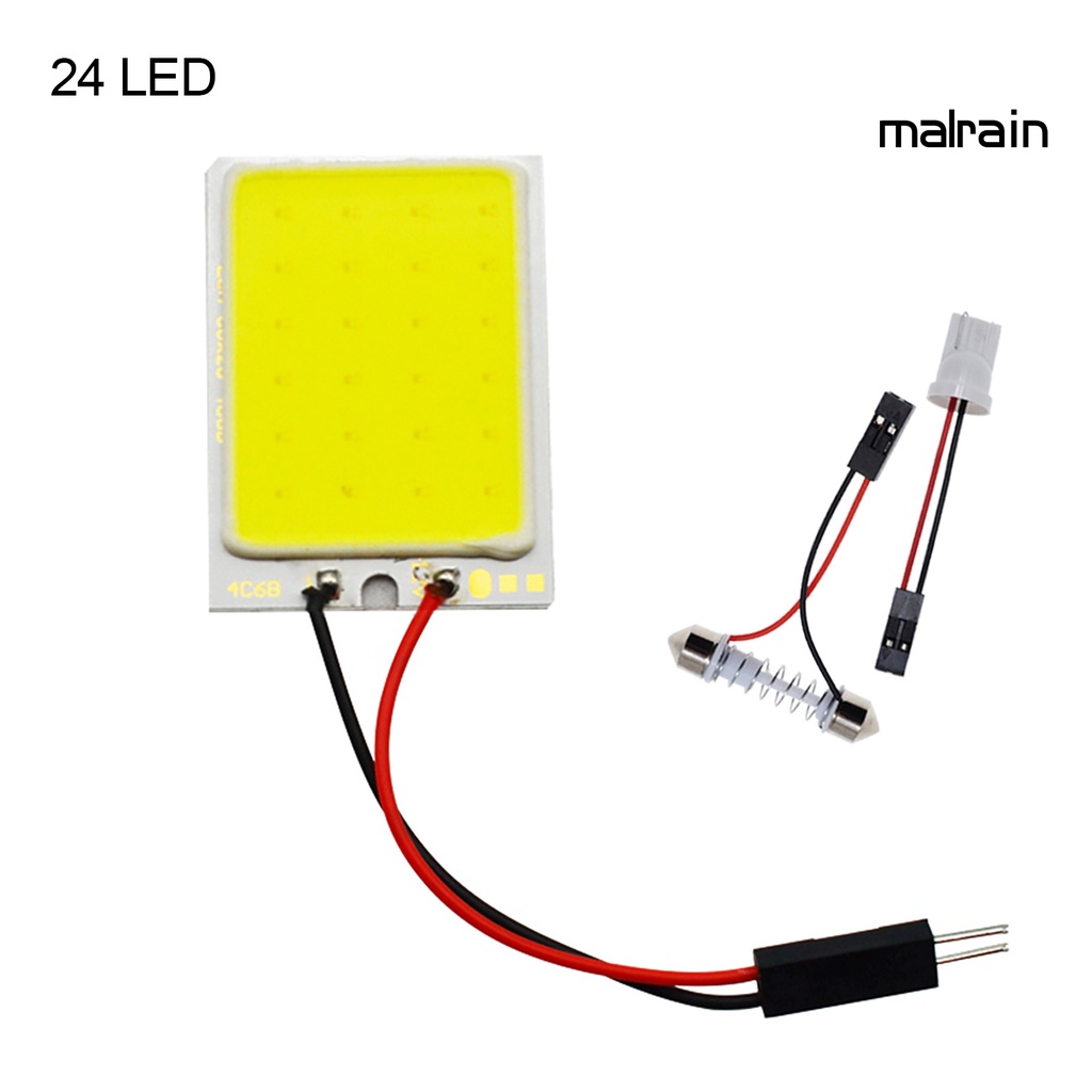 Đèn LED T10 12V COB 24/36/48 SMD Gắn Trần Xe Hơi Chuyên Dụng