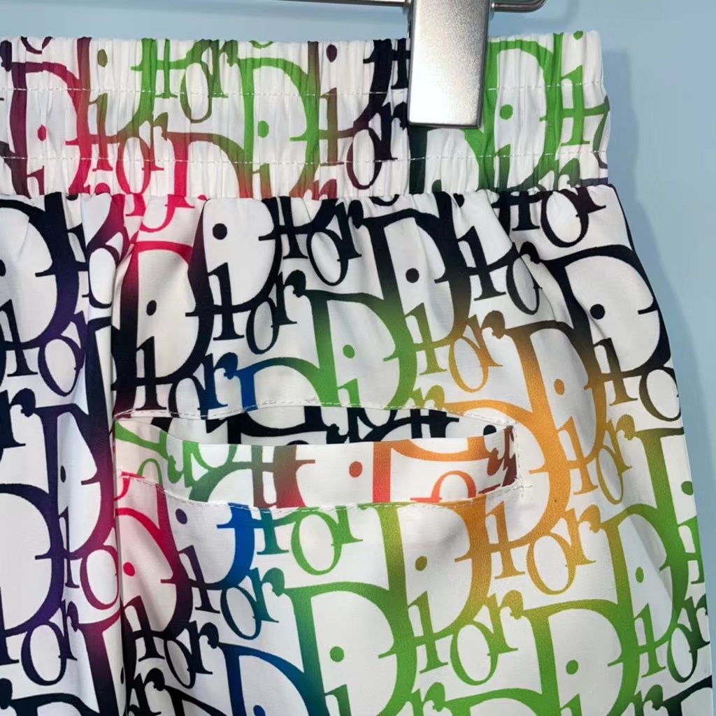 Quần Short DIOR In Logo 3D HD Thoải Mái Thời Trang Mùa Hè Cao Cấp