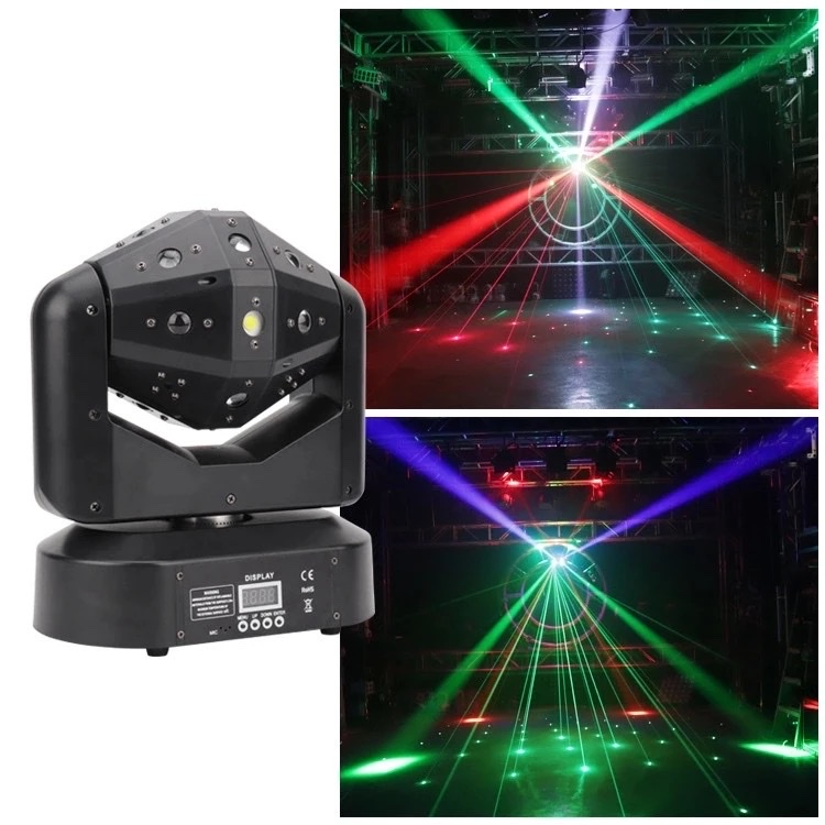 ĐÈN MOVING 16 MẮT  DJ NEW  - KIỂU DÁNG ĐỘC ĐÁO - THÍCH HỢP DÙNG TRONG VŨ TRƯỜNG , QUÁN BAR.