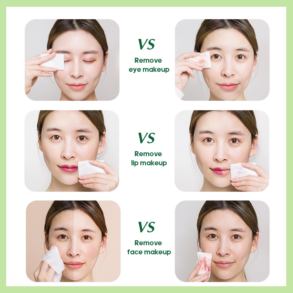 5pcs Khăn giấy ướt tẩy trang SANIYE R1299 7g chiết xuất bơ