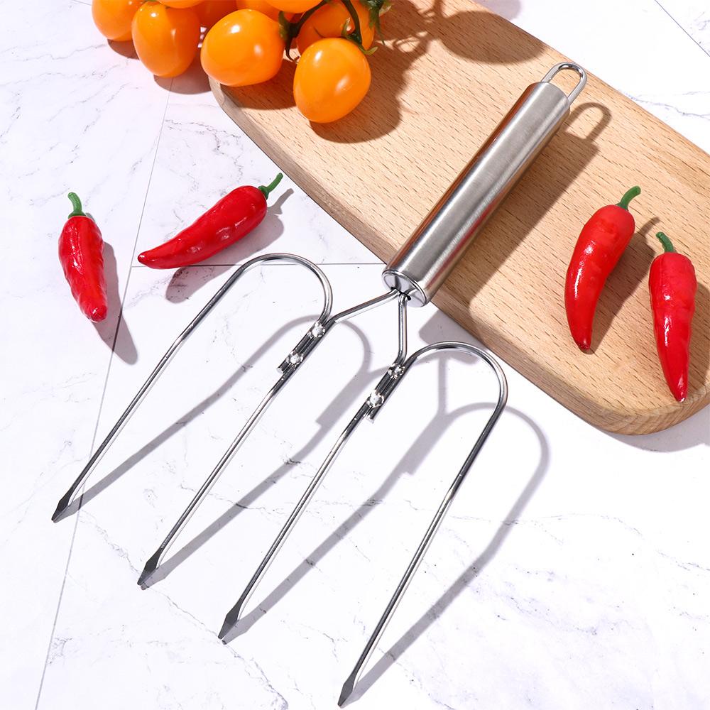 Nĩa Nướng Thịt Gà Tây Bằng Thép Không Gỉ